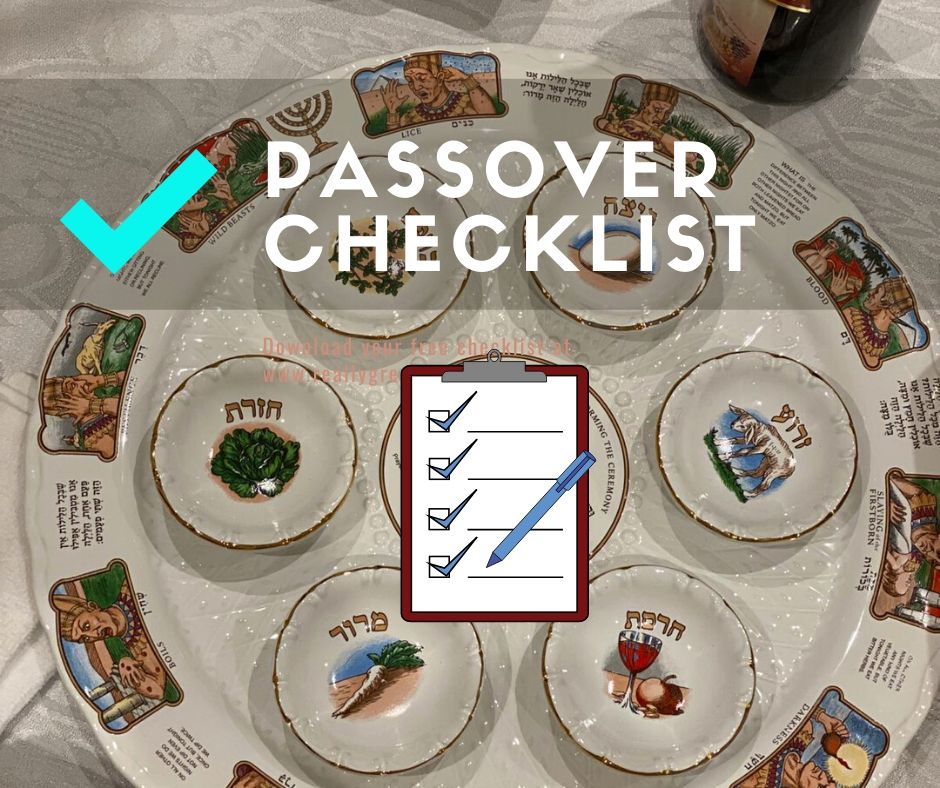 Passover checklist