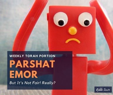 You are currently viewing Parshat Emor-But It’s Not Fair! Really?